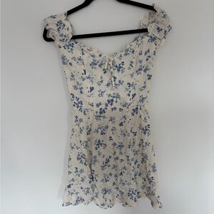 Reformation floral mini dress